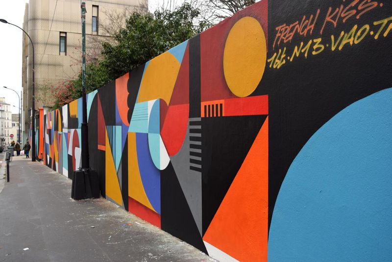 Mur du Pavillon Carré de Baudouin